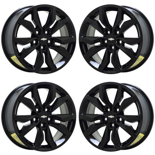 18" Chevrolet Impala Gloss Black wheels rims Factory OEM set 5712