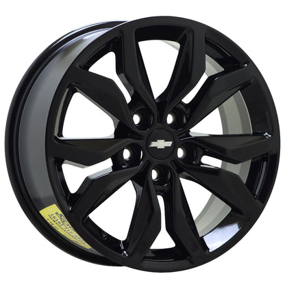 18" Chevrolet Impala Gloss Black wheels rims Factory OEM set 5712
