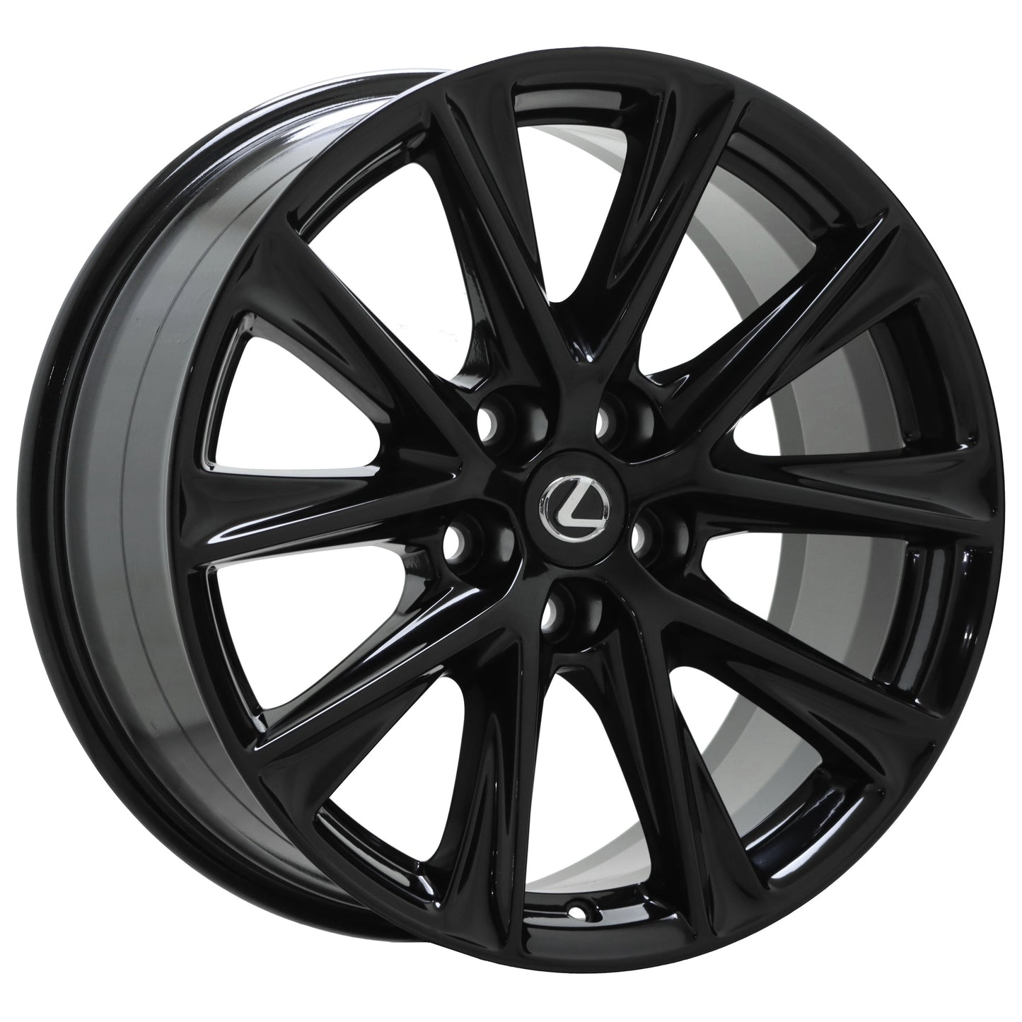 19" Lexus GS350 GS450 Gloss Black wheels rims Factory OEM set 74296