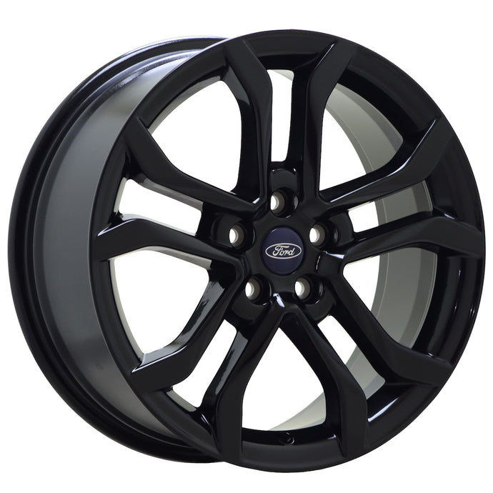 Ford Premium Factory OEM Wheels Rims Stock Replacement Chrome Black ...