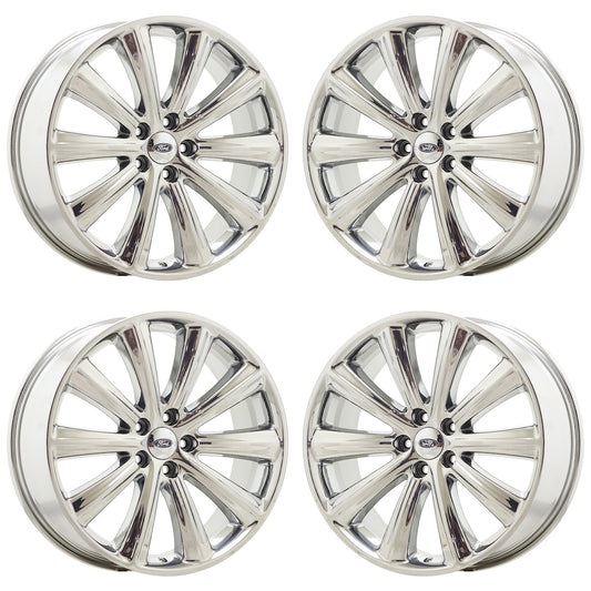 20" Ford Flex Bright Chrome wheels rims Factory OEM set 3934