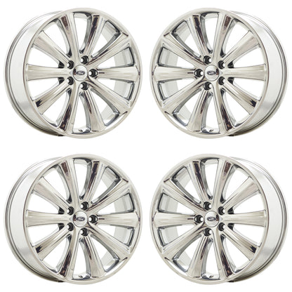 20" Ford Flex Bright Chrome wheels rims Factory OEM set 3934