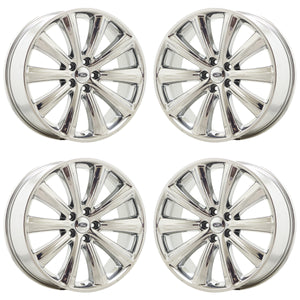 20" Ford Flex Bright Chrome wheels rims Factory OEM set 3934