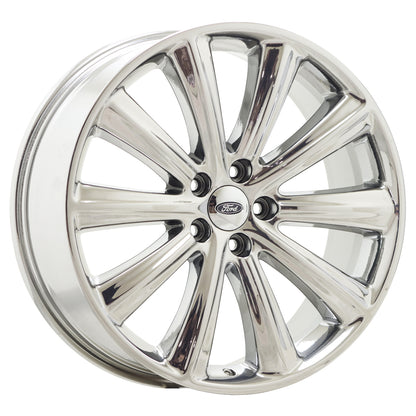 20" Ford Flex Bright Chrome wheels rims Factory OEM set 3934