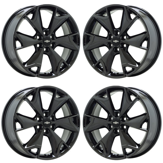 20" Chevrolet Blazer Traverse Black Chrome wheels rims Factory OEM set 5937