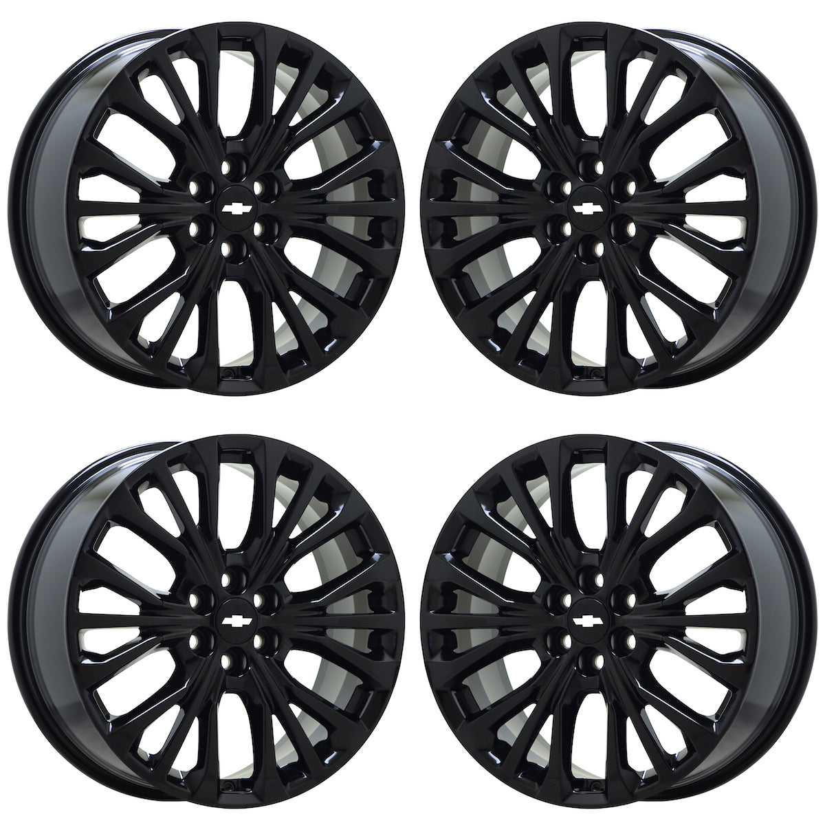 20" Chevrolet Blazer Gloss Black wheels rims Factory OEM set 5936 EXCHANGE