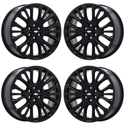 20" Chevrolet Blazer Gloss Black wheels rims Factory OEM set 5936 EXCHANGE