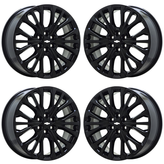 20" Chevrolet Blazer Gloss Black wheels rims Factory OEM set 5936 EXCHANGE