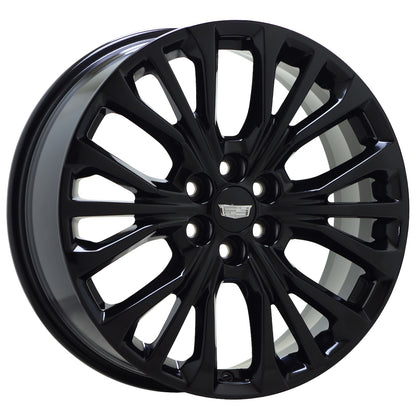 20" Cadillac XT5 XT6 SRX Gloss Black wheels rims Factory OEM set 5936
