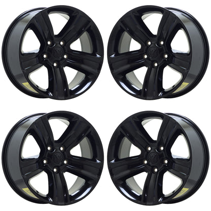 20" Dodge Ram 1500 Truck Gloss Black wheels rims Factory OEM set 2453 EXCHANGE