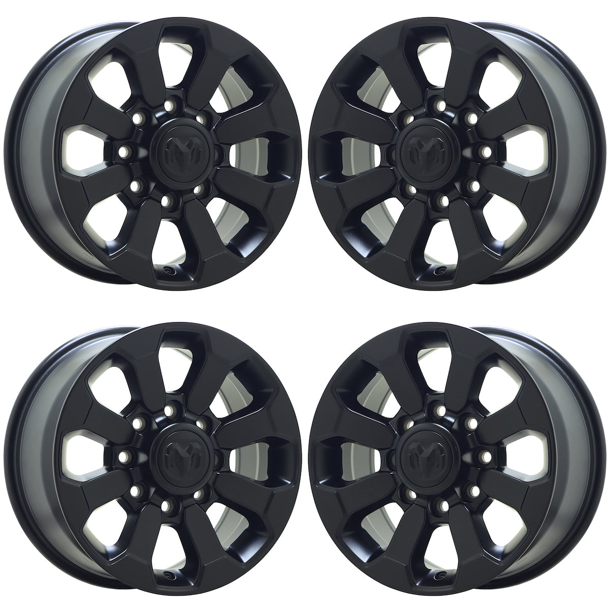 17" Dodge Ram 2500-3500 Truck Satin Black wheels rims Factory OEM 2599 EXCHANGE