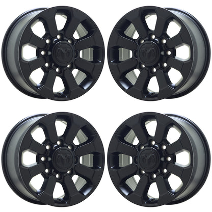 17" Dodge Ram 2500-3500 Truck Satin Black wheels rims Factory OEM 2599 EXCHANGE