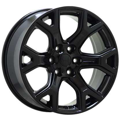 20" Jeep Wagoneer Gloss Black wheels rims Factory OEM set 9296 EXCHANGE