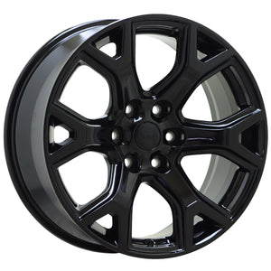 20" Jeep Wagoneer Gloss Black wheels rims Factory OEM set 9296 EXCHANGE