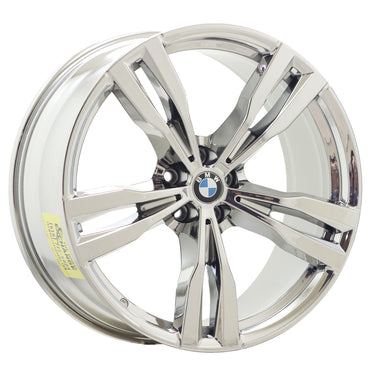 21" BMW X7 Bright Chrome wheels rims Factory OEM set 86531