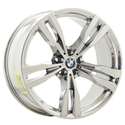 21" BMW X7 Bright Chrome wheels rims Factory OEM set 86531 EXCHANGE