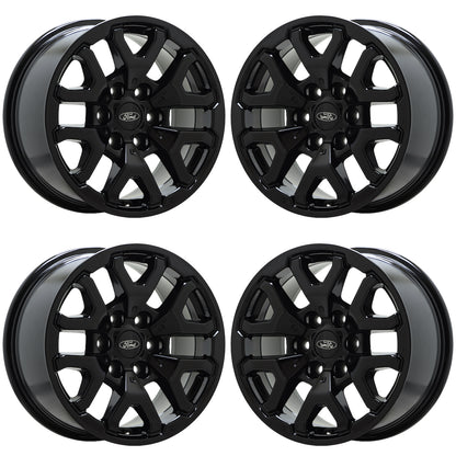 17" Ford F150 Truck Gloss Black wheels rims Factory OEM set 4 10461 EXCHANGE