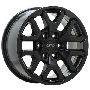 17" Ford F150 Truck Satin Black wheels rims Factory OEM set 4 10461