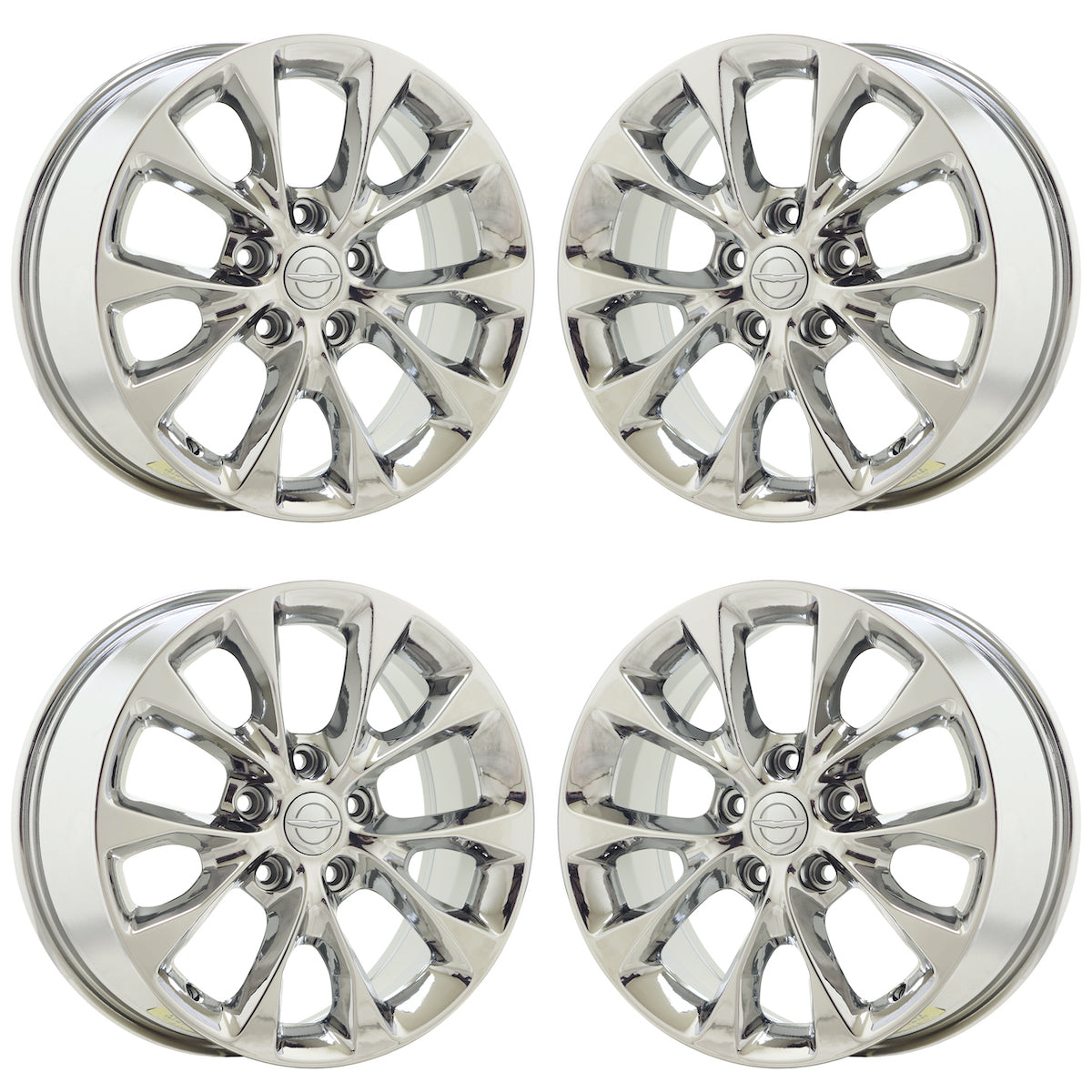 18" Chrysler Pacifica Bright Chrome wheels rims Factory OEM set 2041