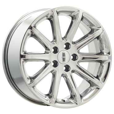 18" Lincoln MKX Ford Edge Bright Chrome wheels rims Factory OEM set 3852