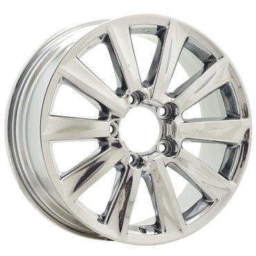 20" Lexus LX570 Bright Chrome wheels rims Factory OEM set 74212
