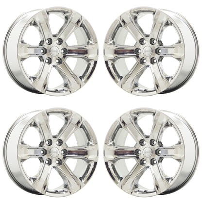 20" Jeep Wagoneer Bright Chrome wheels rims Factory OEM set 9278 EXCHANGE