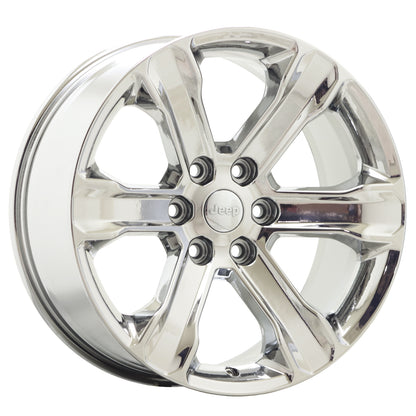 20" Jeep Wagoneer Bright Chrome wheels rims Factory OEM set 9278 EXCHANGE