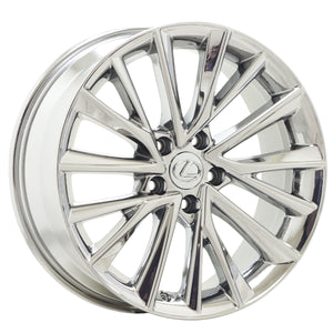 18" Lexus NX250 NX350 Bright Chrome wheels rims Factory OEM set 74409 EXCHANGE