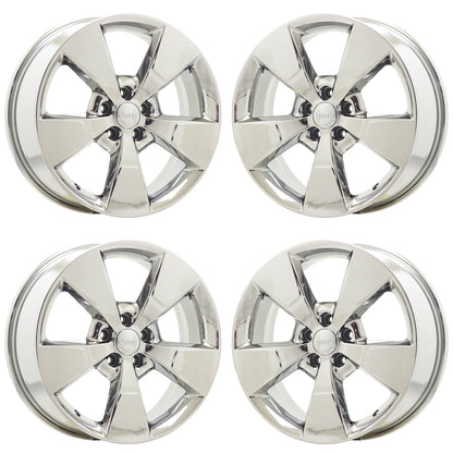 18" Jeep Cherokee Bright Chrome wheels rims Factory OEM set 9155 EXCHANGE