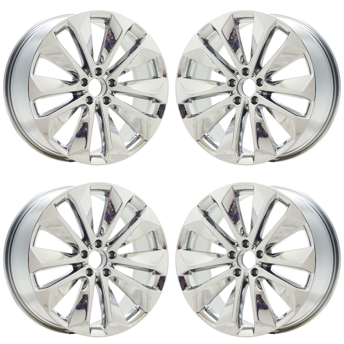 20" Mercedes GLE 350 450 Chrome wheels rims Factory OEM set 85754 85755