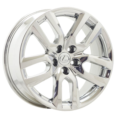 18" Lexus NX200t NX turbo NX300h Bright Chrome wheels rims OEM set 74328