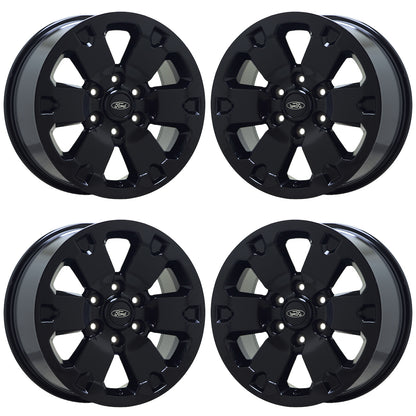 18" Ford Ranger Truck Gloss Black wheels rims Factory OEM set 10282 EXCHANGE