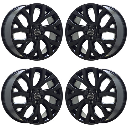 21" Range Rover HSE Gloss Black wheels rims Factory OEM set 72322 72323 EXCHANGE