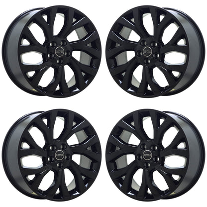 21" Range Rover HSE Gloss Black wheels rims Factory OEM set 72322 72323 EXCHANGE