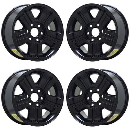 18" Avalanche Silverado Tahoe Suburban Gloss Black wheels rims OEM 5300 EXCHANGE