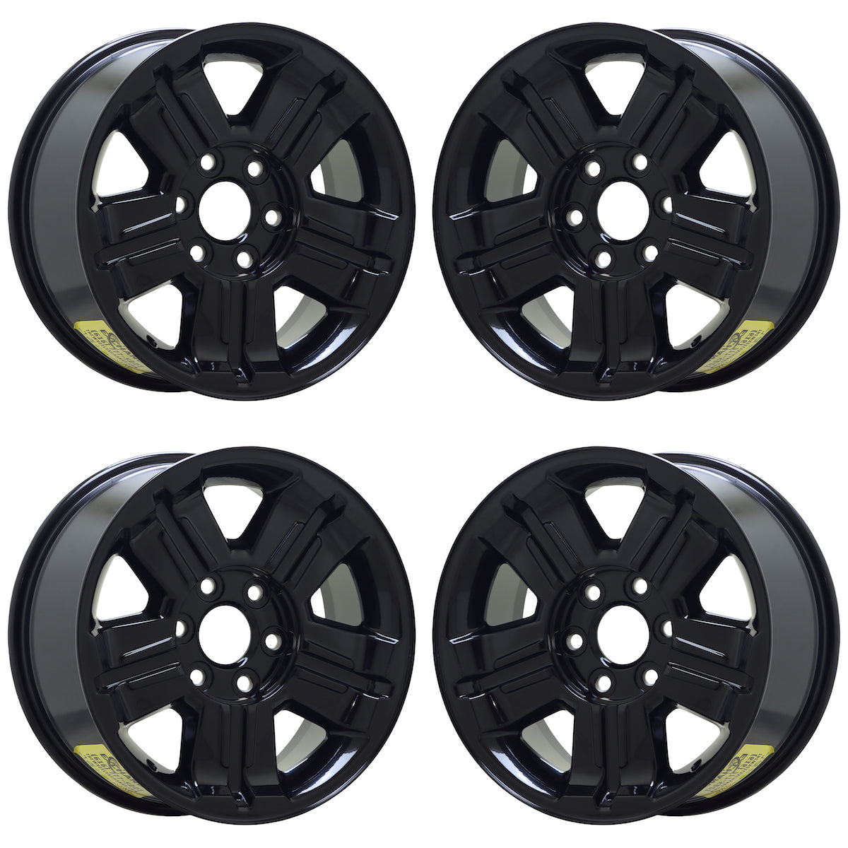 18" Avalanche Silverado Tahoe Suburban Gloss Black wheels rims OEM 5300