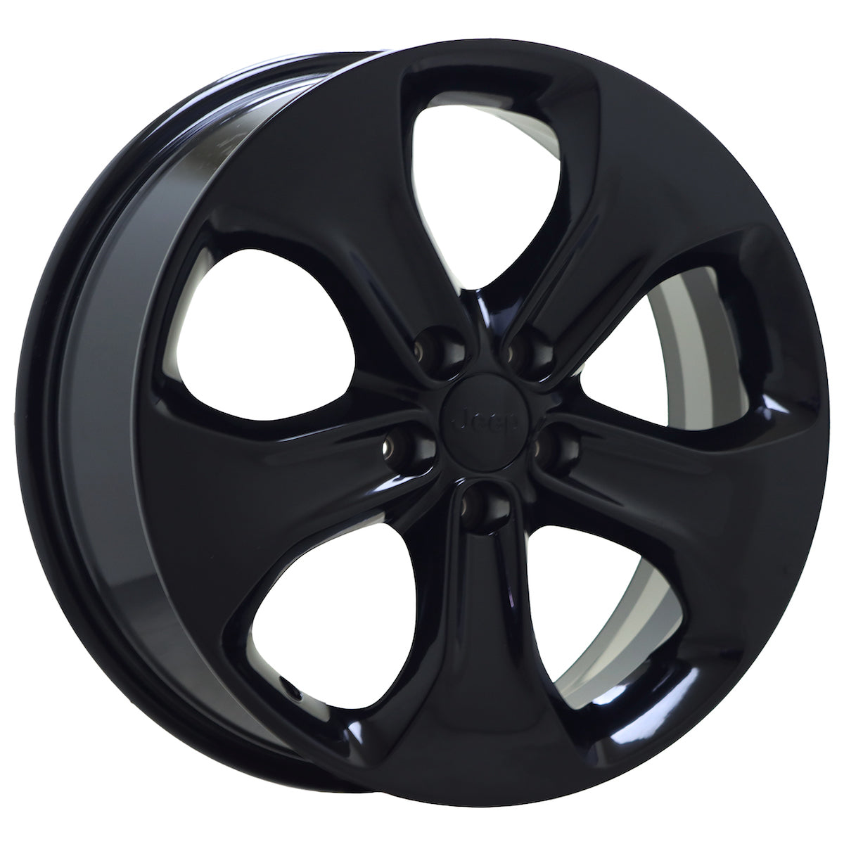 18" Jeep Compass Gloss Black wheels rims Factory OEM set 9190 EXCHANGE