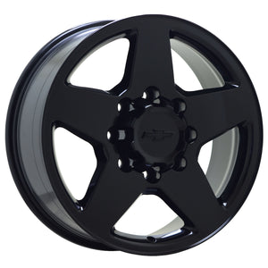 20" Chevrolet Silverado 2500 3500 Black wheels rims Factory OEM set 5503