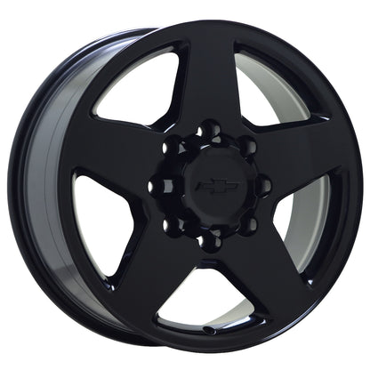 20" GMC Sierra 2500 3500 Gloss Black wheels rims Factory OEM set 5503