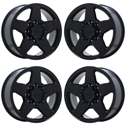 20" GMC Sierra 2500 3500 Gloss Black wheels rims Factory OEM 5503 EXCHANGE