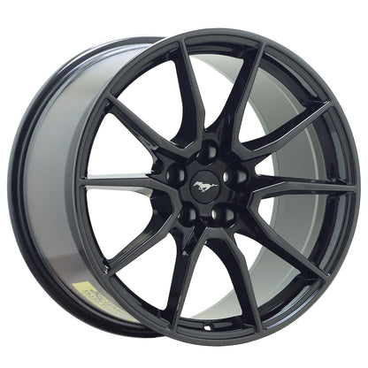 19" Ford Mustang Shelby GT350 Black Chrome wheels rims OEM set 10223 10224
