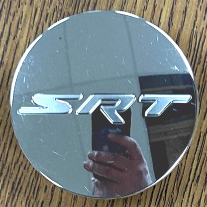 2 1/2" Dodge Challenger, Charger, Durango SRT Chrome Center Cap #5QW99SZ0AA set