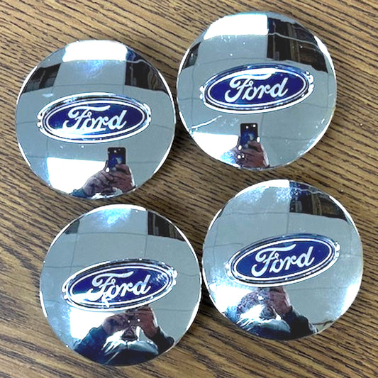 2 9/16" Ford Edge, Escape, Explorer Fusion Chrome Center Cap 5L241A096AA set