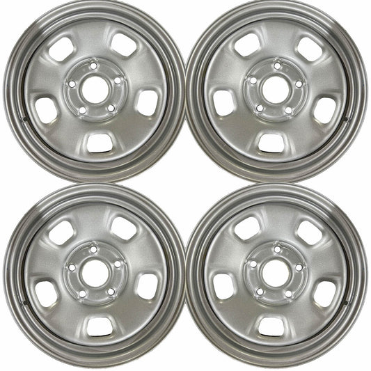 17" Dodge Ram 1500 Powder Coat Silver Steel Factory OEM wheels rims set 2162