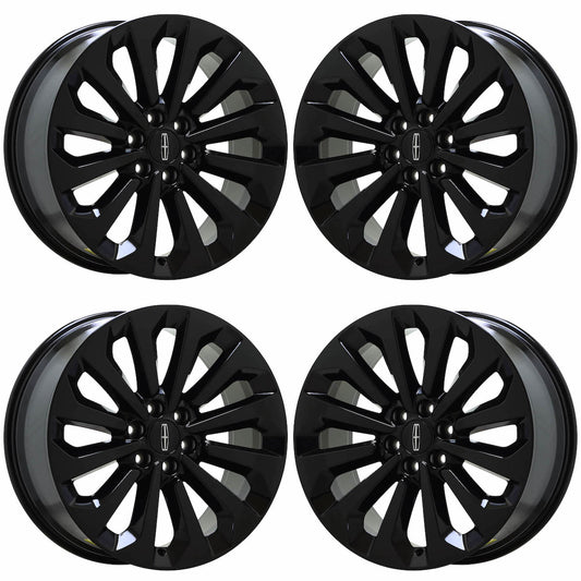 22" Lincoln Navigator Gloss Black wheels rims Factory OEM 10498 EXCHANGE