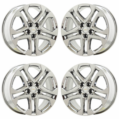 19" Chevrolet SS Bright Chrome wheels rims Factory OEM set 5721 5722 EXCHANGE