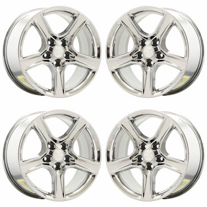 18" Chevrolet Camaro Bright Chrome wheels rims Factory OEM set 5758 EXCHANGE