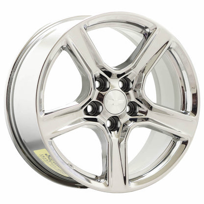 18" Chevrolet Camaro Bright Chrome wheels rims Factory OEM set 5758 EXCHANGE