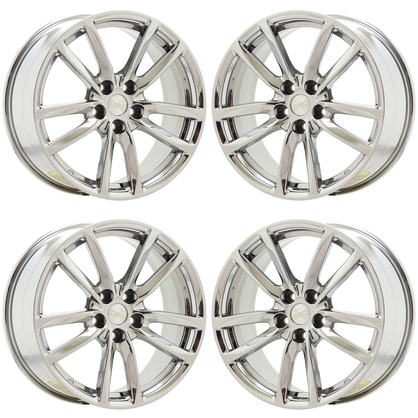 19" Chevrolet SS Bright Chrome wheels rims Factory OEM set 5621 5622 EXCHANGE