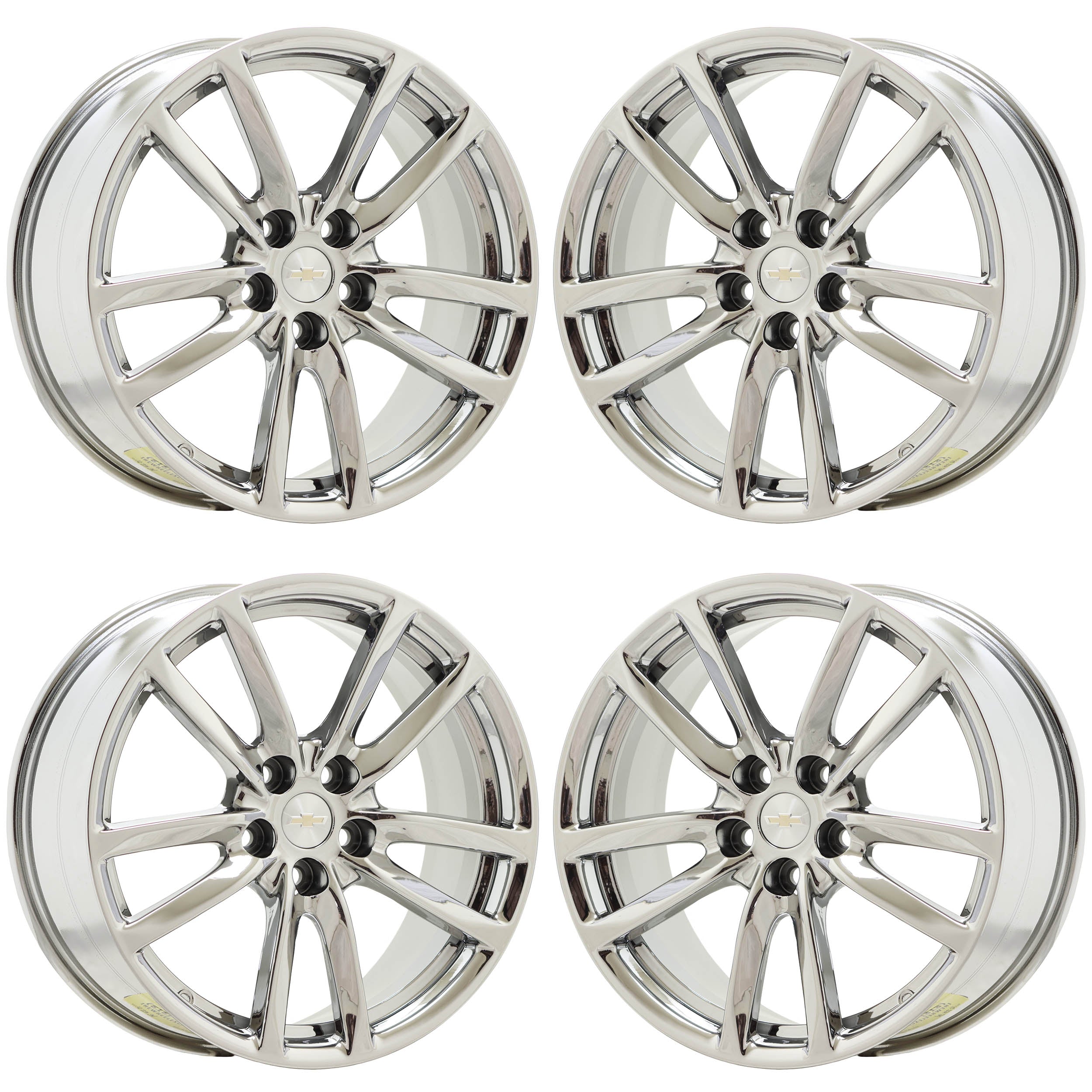 19" Chevrolet SS Bright Chrome wheels rims Factory OEM set 5621 5622 EXCHANGE